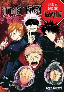 Jujutsu Kaisen: Livro de Colorir (Vermelho)