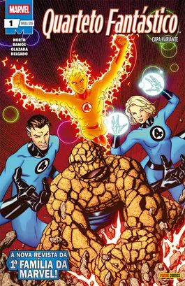Quarteto Fantástico 01 (2026): A Nova Revista da 1ª Familia da Marvel (Capa Variante)