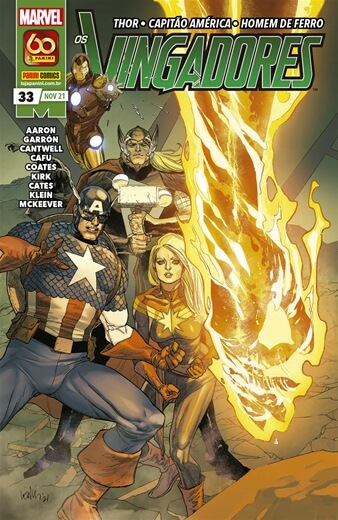 Vingadores 33: Thor-Capitao America-Homem de Ferro