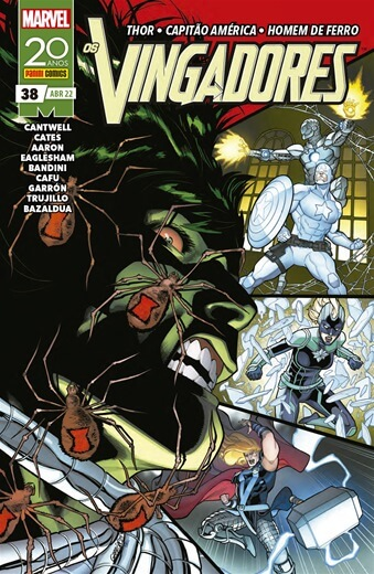 Vingadores 38: Thor-Capitão América-Homem de Ferro