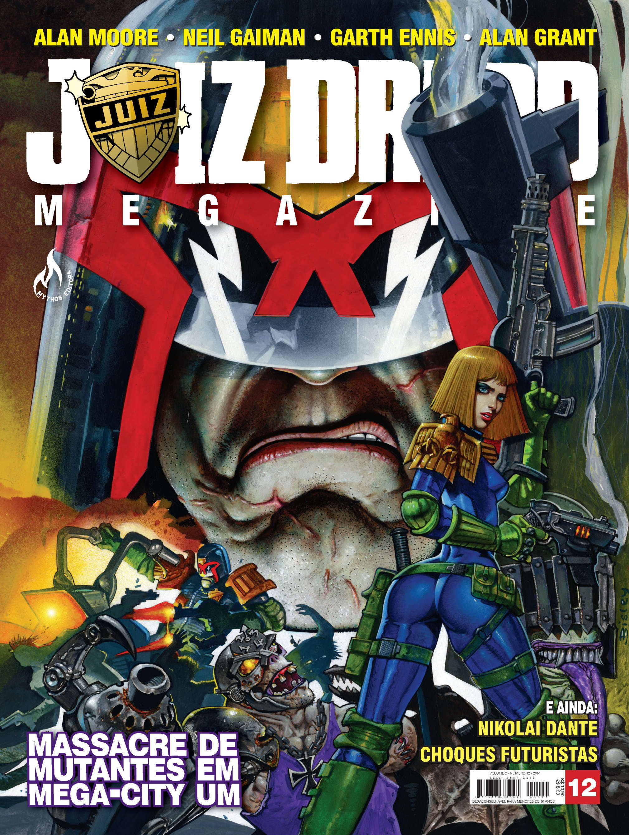 Juiz Dredd 12: Massacre De Mutantes Em Mega-City Um - Megazine