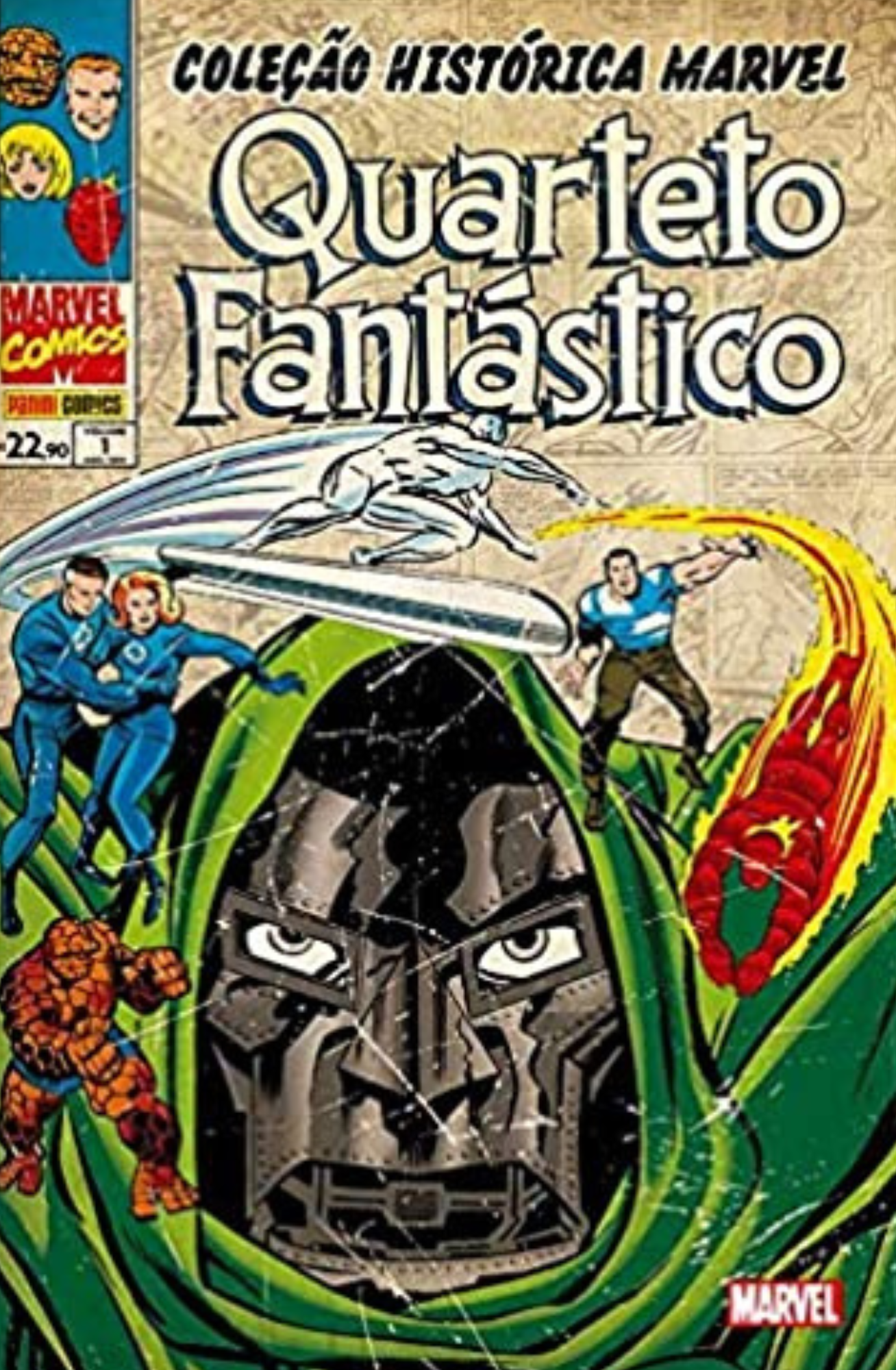 Coleção Histórica Marvel: Quarteto Fantástico 01