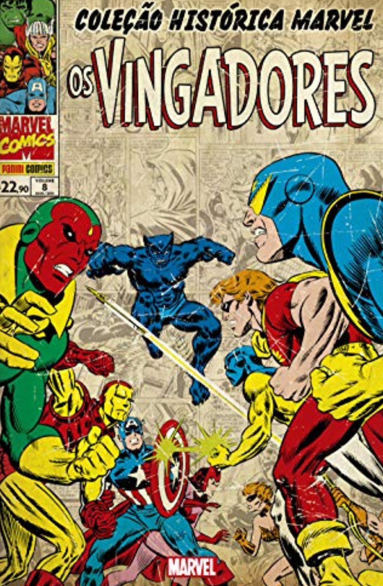 Coleção Histórica Marvel: Os Vingadores 08