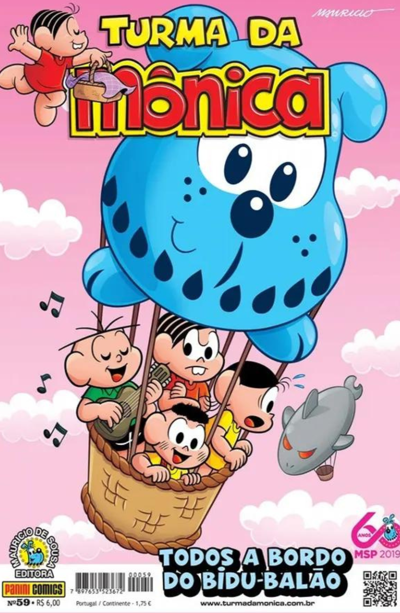 Turma da Mônica 59: Todos a Bordo Do Bidu Balão