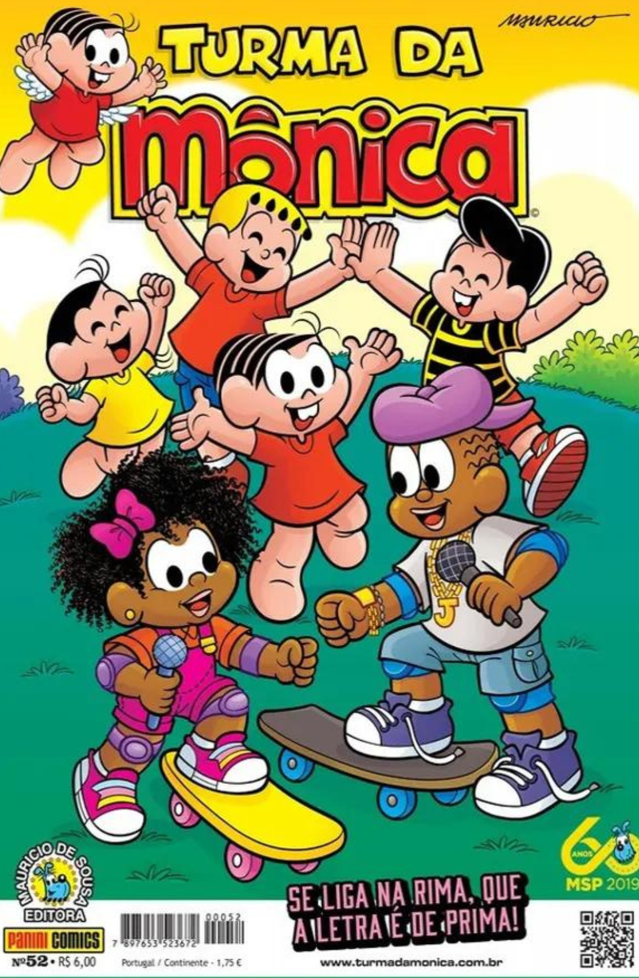 Turma da Mônica 52: Se Liga Na Rima, Que a Letra é De Prima!