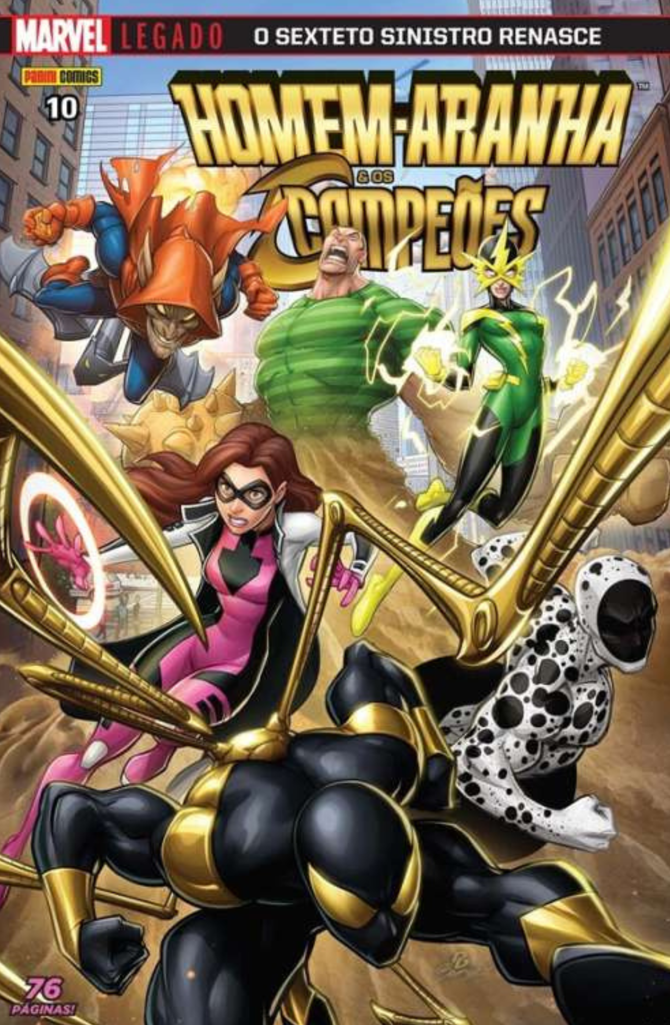 Homem-aranha e os Campeões 10: O Sexteto Sinistro Renasce