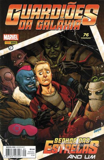 Guardiões da Galáxia 09: Senhor das Estrelas Ano Um