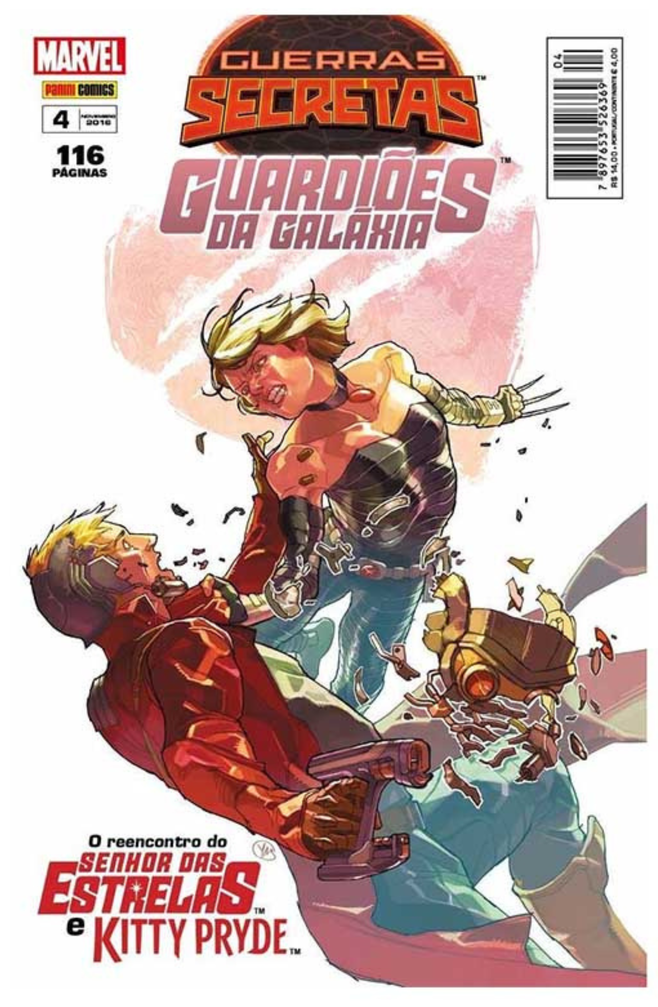 Guardiões da Galáxia 04: O Reencontro do Senhor das Estrelas e Kitty Pryde - Guerras Secretas