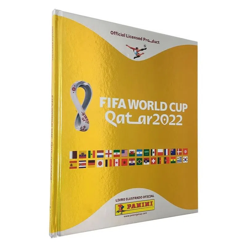 Álbum Dourado: Copa do Mundo 2022 - Qatar (Capa Dura)