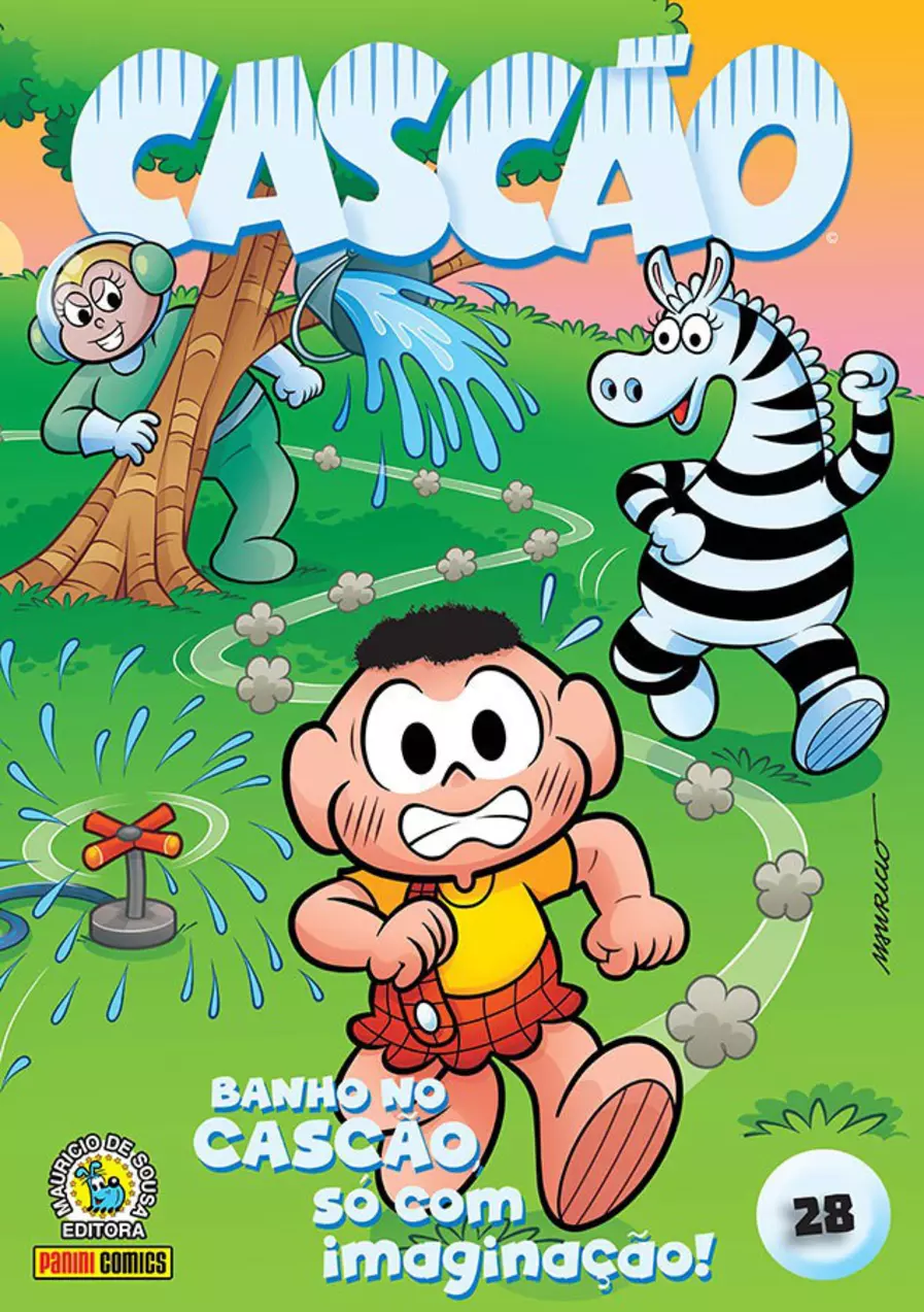 Cascão 28: Banho no cascão, só com imaginação