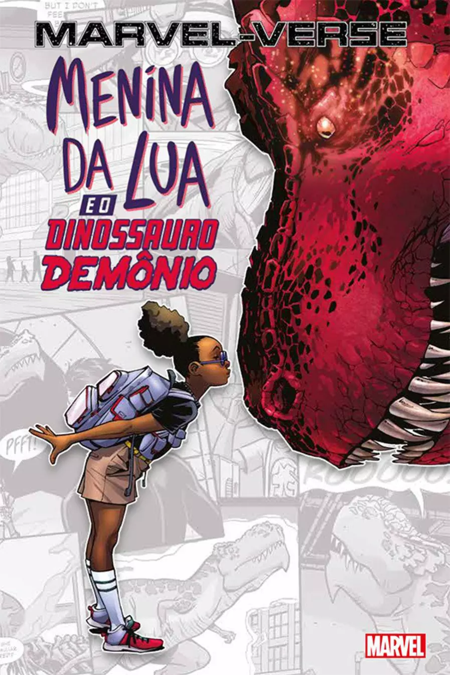 Marvel-Verse: Menina da Lua e o Dinossauro Demonio