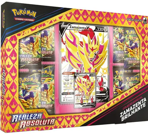 BOX POKEMON: Realeza Absoluta (Zamazenta Brilhante)
