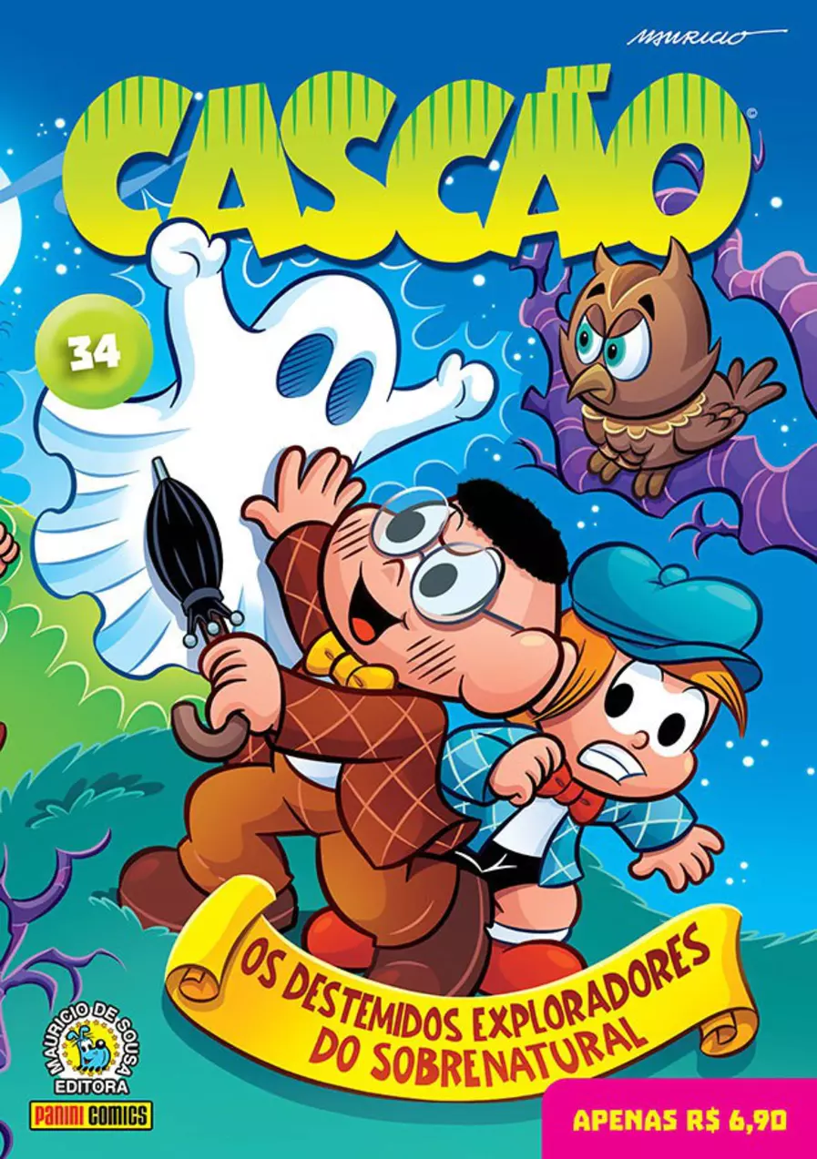 Cascão 34: Os Destemidos Exploradores Do Sobrenatural