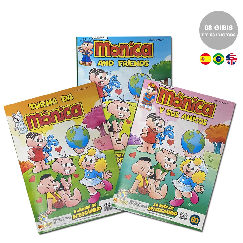 Turma da Monica 3 idiomas 07