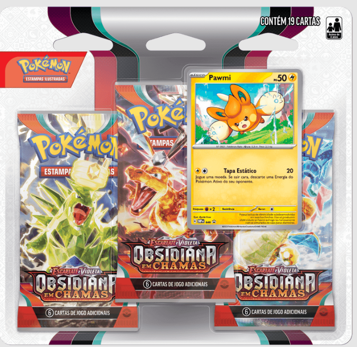 Blister Triplo POKEMON: Obsidiana em Chamas