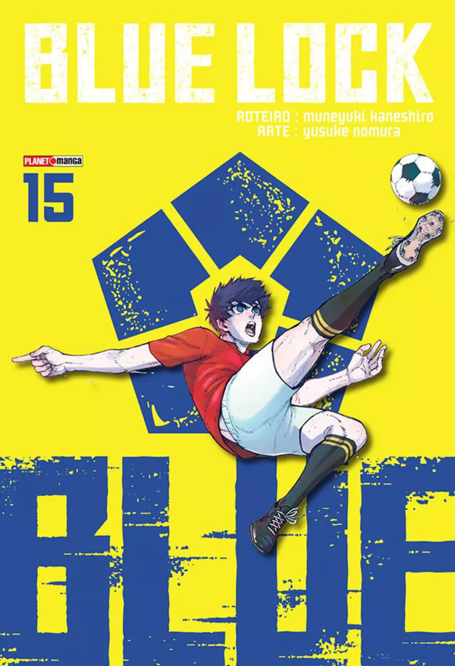 Blue Lock 15 - Capa Variante (Amarela)