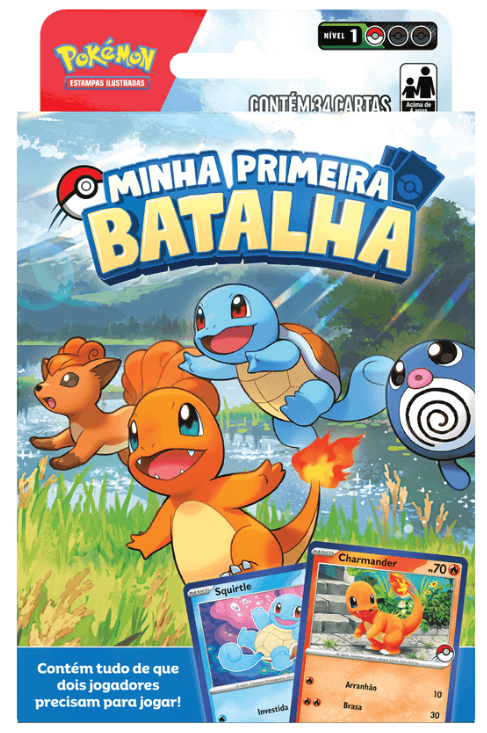 Minha Primeira Batalha: Charmander e Squirtle