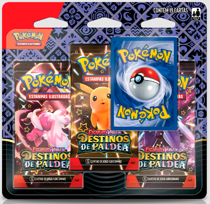 Blister Triplo POKEMON: Destinos de Paldea