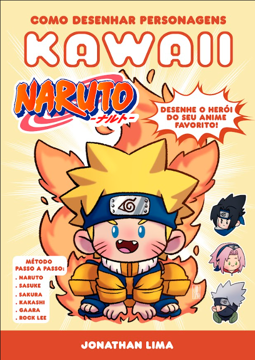 Como Desenhar Personagens Kawaii - Temática: Naruto