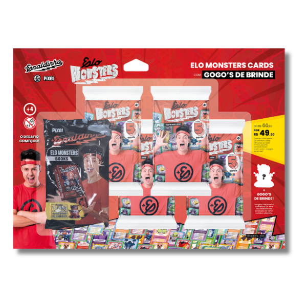 Enaldinho: Elo Monster Quadpack (Combo 4 Envelopes + Brinde)