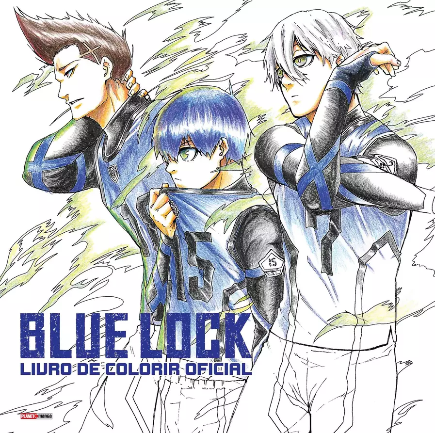 Blue Lock Livro de Colorir