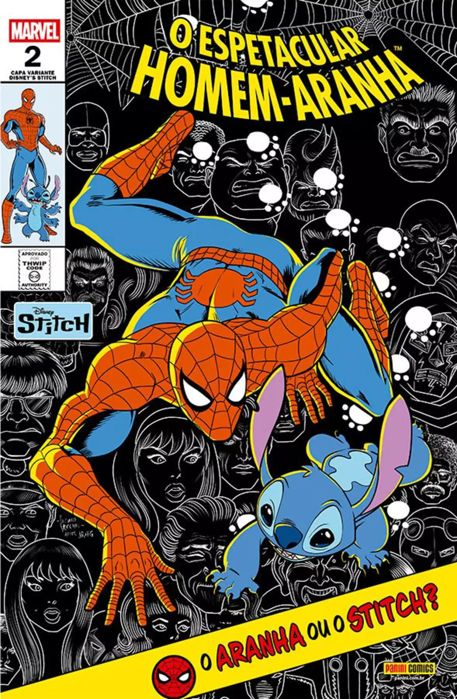 O Espetacular Homem-Aranha 02 (2025) - Capa Variante Stitch
