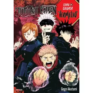 Jujutsu Kaisen: Livro de Colorir (Vermelho)