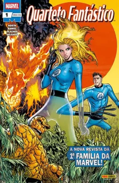 Quarteto Fantástico 01 (2026): A Nova Revista da 1ª Familia da Marvel