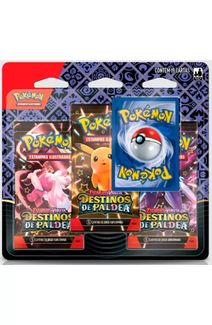 Blister Triplo POKEMON: Destinos de Paldea