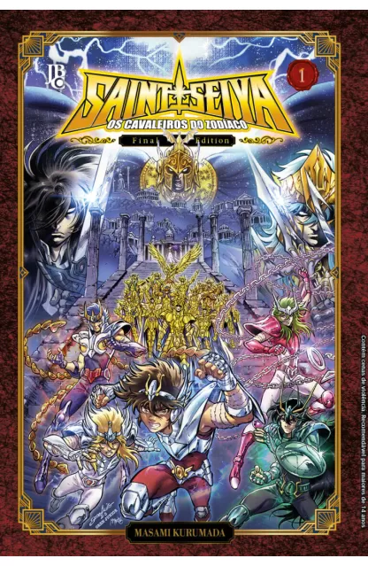Cavaleiros do Zodíaco Saint Seiya Final Edition 01 (Capa Variante)