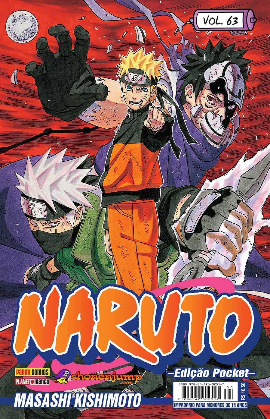 Mangá Naruto em Português Volume 39 Edição Pocket, Livro Panini Comics  Usado 80570250